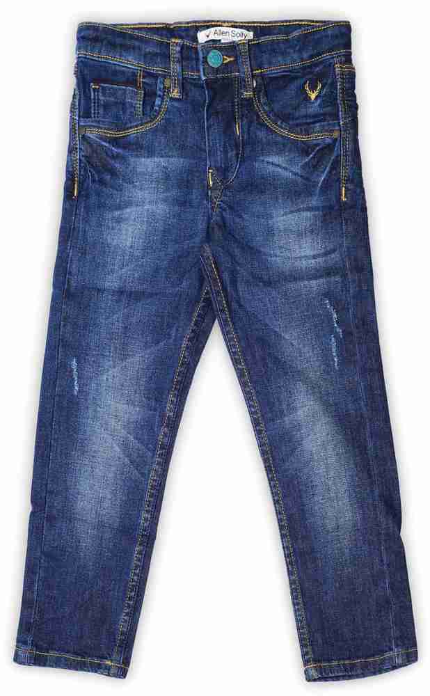 Allen Solly Junior Slim Boys Blue Jeans Buy Blue Allen Solly