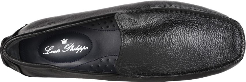 Louis philippe sale black loafers