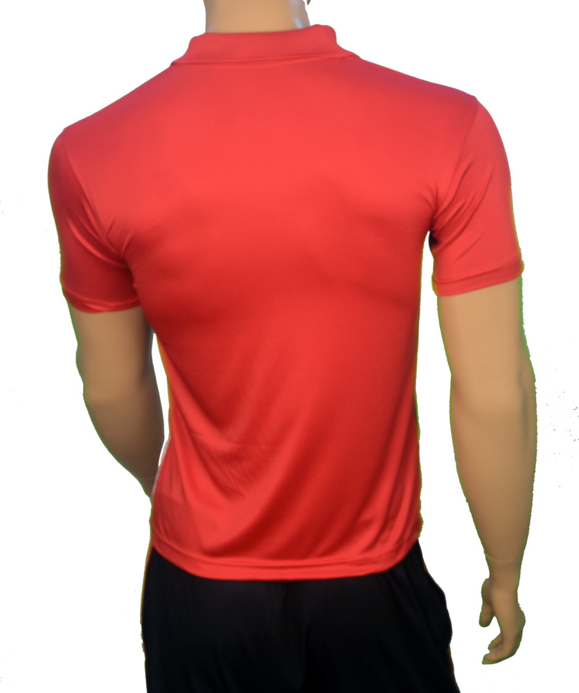 Ambition Sports Wear Solid Men Polo Neck Red T Shirt Buy