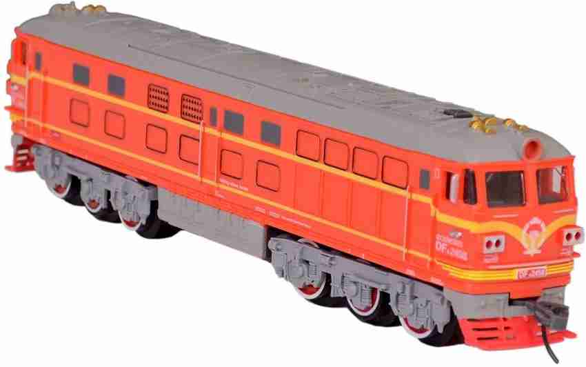EMOB Orange Color High Quality Battery Operated Moving Train Toy with Realistic Light and Sound Orange Color High Quality Battery Operated Moving Train Toy with Realistic Light and Sound Buy