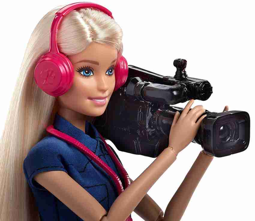 BARBIE NEWS ANCHOR CAMERA WOMAN