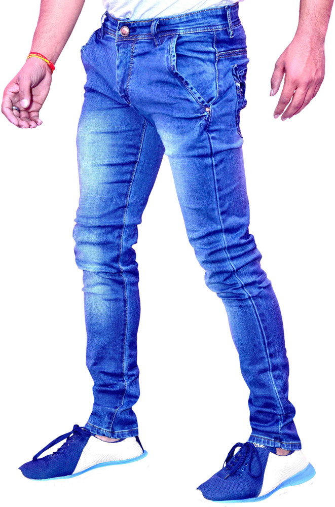 Branded cross shop pocket jeans