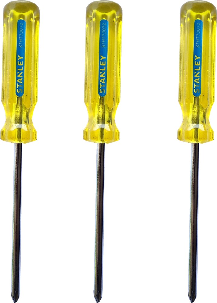 STANLEY 73072 phillips head screwdriver with magnetic tip pack of 3 chrome vanadium material Screwdriver Set Price in India - Buy STANLEY 73072 phillips head screwdriver with magnetic tip pack of
