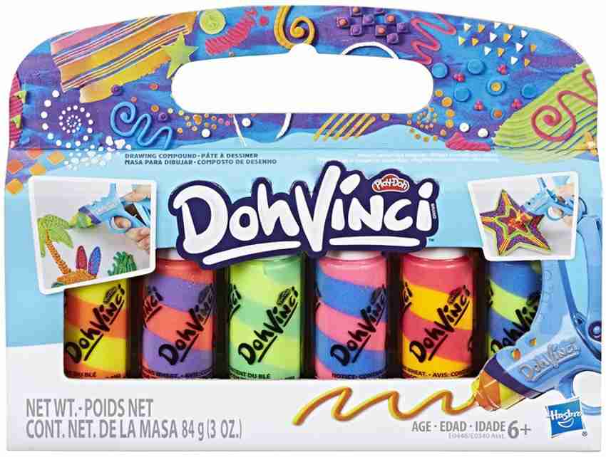 PLAY DOH Dohvinci 6 Pk Pastel Drawing Compound Dohvinci 6 Pk