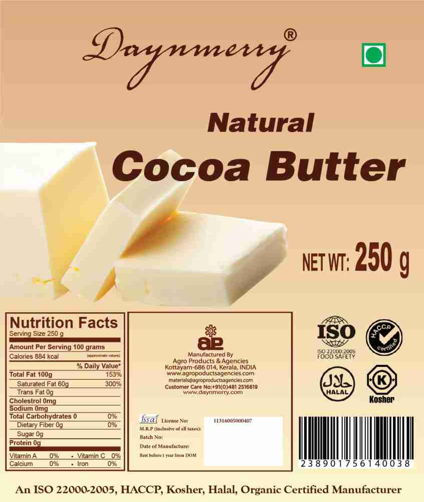 Cocoa Butter - Natural - Blossom Bulk