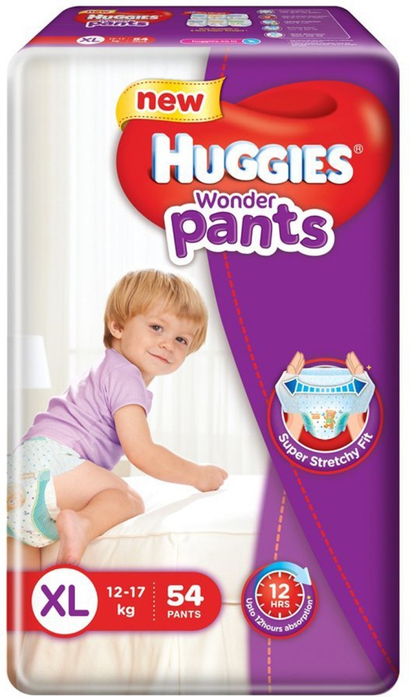 Buy Huggies Wonder Diaper Pants  XL 1217 kg Cottony Soft Upto 12 Hours  Absorption Online at Best Price of Rs 1599  bigbasket