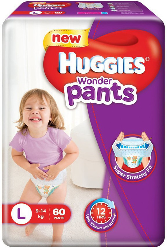 Flipkart huggies wonder pants large 2025