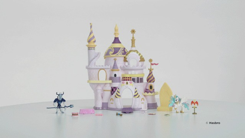 My little pony friendship is online magic collection canterlot castle playset