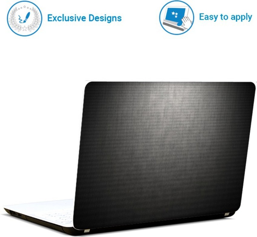 Matte Black Laptop Skins for Sale