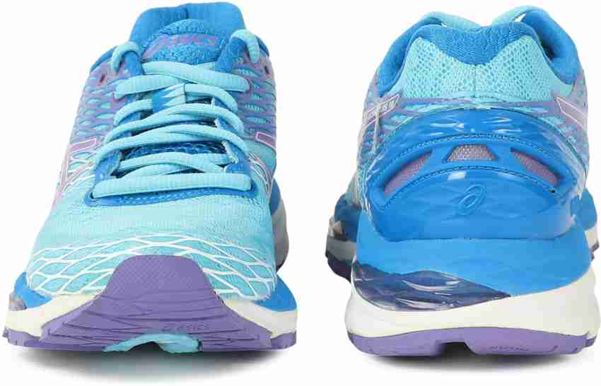 Asics GEL NIMBUS 18 D Running Shoes For Women Buy TQUSE IRIS METHYL BL Color Asics GEL NIMBUS 18 D Running Shoes For Women Online at Best Price Shop Online