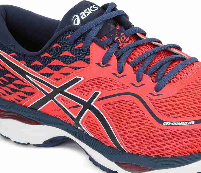 Asics GEL CUMULUS 19 Running Shoes For Men Buy CORALICIOUS DARK BLUE DARK BLUE Color Asics GEL CUMULUS 19 Running Shoes For Men Online at Best Price Shop Online for Footwears in India