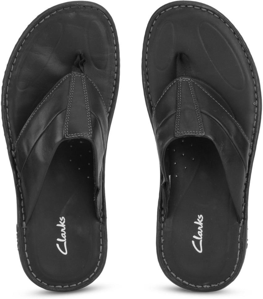 CLARKS Men Villa Beach Black Slippers Buy Black Color CLARKS Men