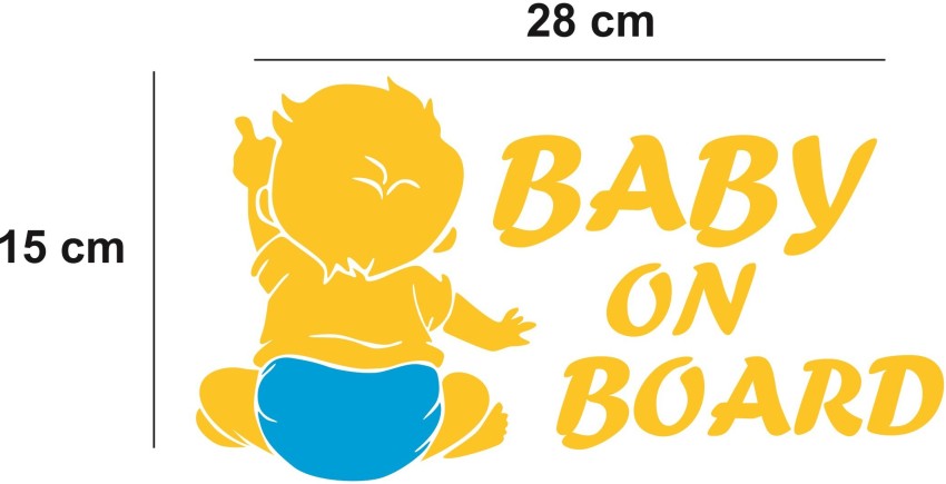Baby on Board Sticker: Buy Baby on Board Sticker for Car Online in India 