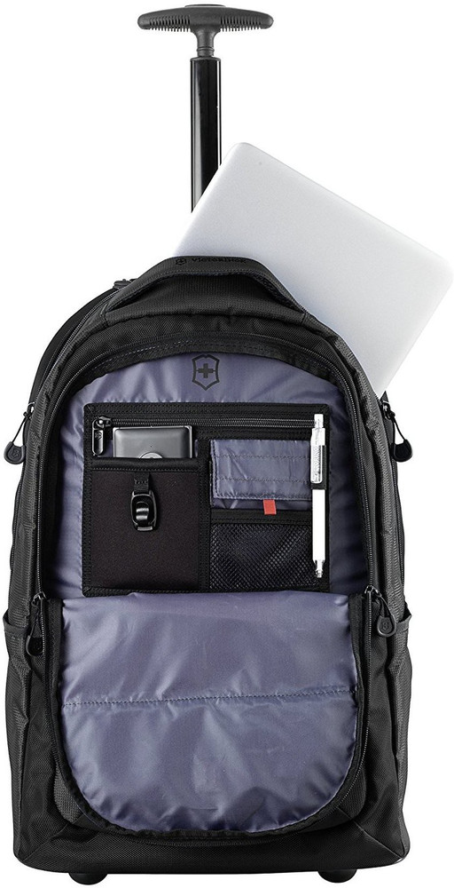 Victorinox VX Sport Wheeled Cadet 30 L Trolley Laptop Backpack Black Price in India Flipkart