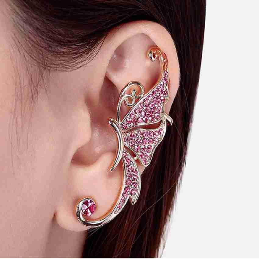 Butterfly store earring cuff