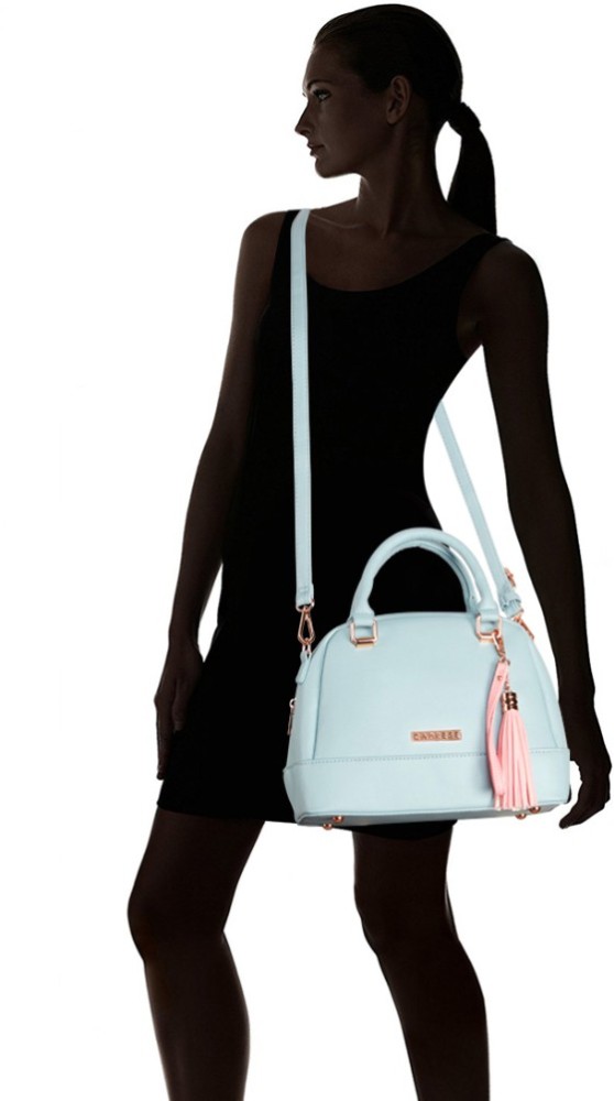 Buy Caprese Women Grey Satchel Pink Grey Online Best Price in