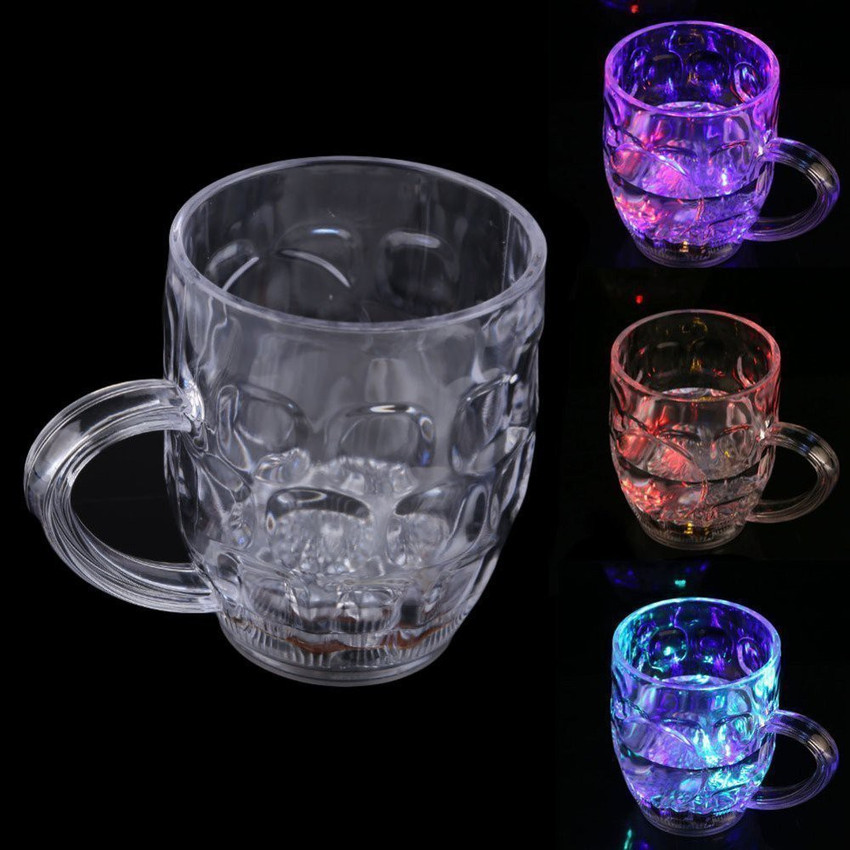 Flashing light clearance wine glass