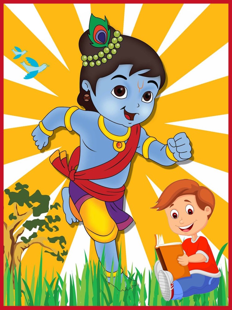 Baby Krishna Coloring Pages