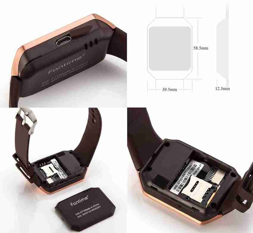 Wonder World Hybrid DZ09 Type P phone Smartwatch Price in India