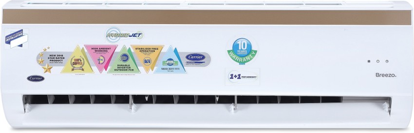 carrier split ac 1.5 ton inverter 5 star price