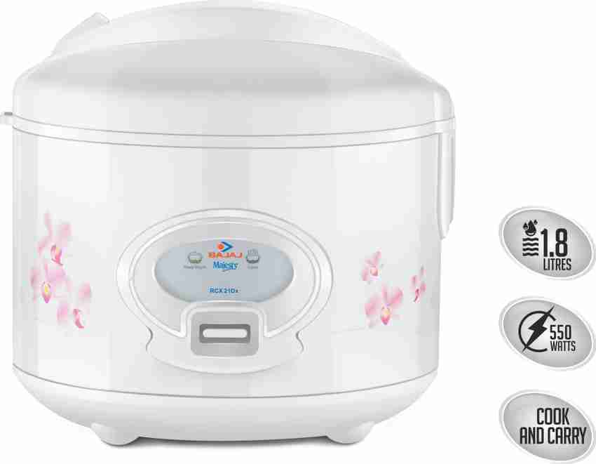 BAJAJ Majesty New RCX21 delux. Electric Rice Cooker with