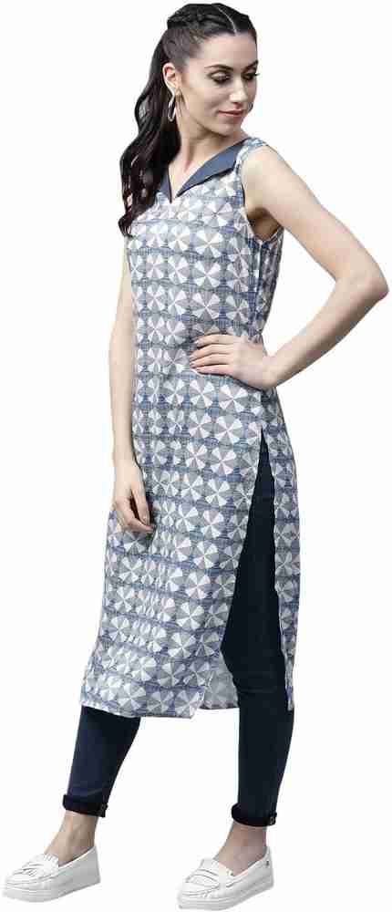 Aks women's self online design straight kurta