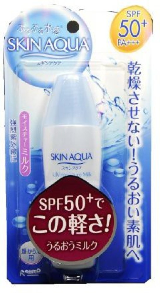 Generic Rohto Skin Aqua Sunscreen Lotion Moisture Milk Spf50