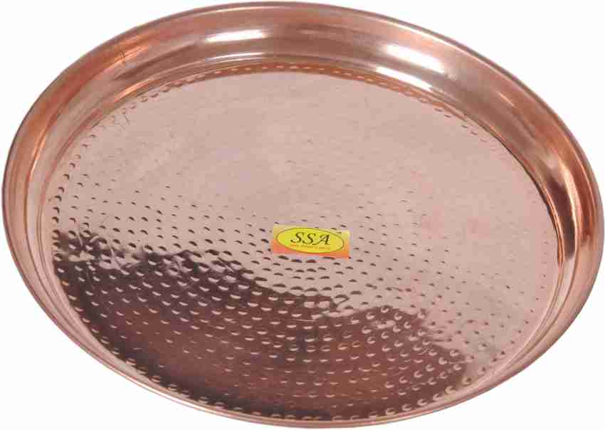 Buy Pure Copper Plate, Copper Thali, Parat Online