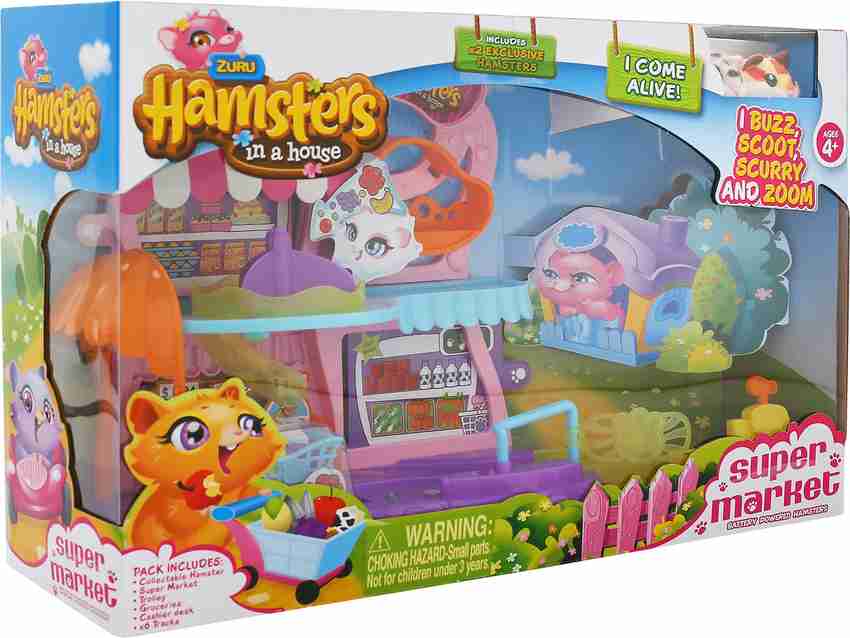 Zuru Hamsters In A House Supermarket Game Hamsters In A House
