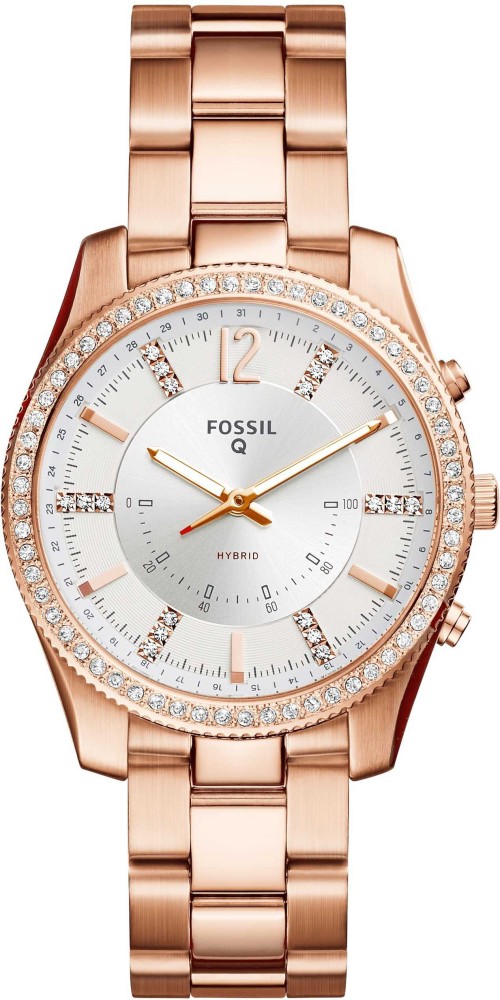 Fossil hybrid hot sale watch ladies