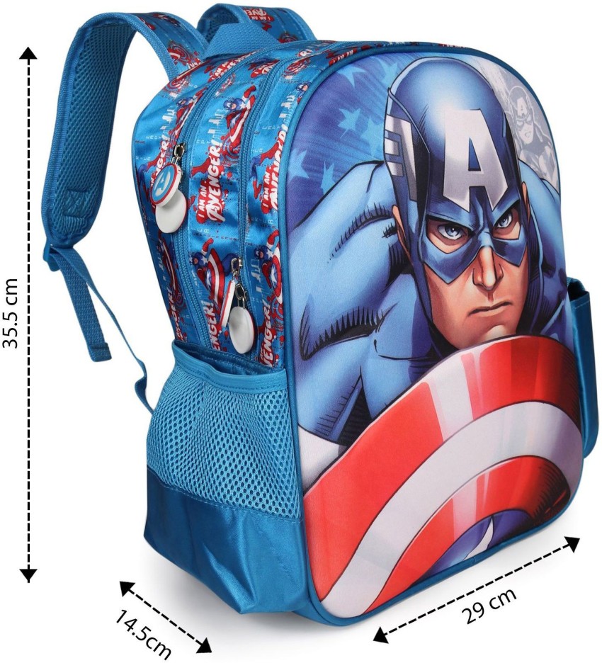 Captain marvel school bag best sale