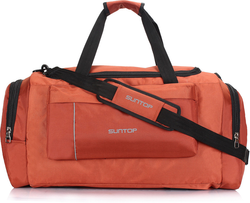 SUNTOP Alive Large Nylon Polyester 65 litres 25 inches Duffel Bag for Travel Tan Color Duffel Without Wheels Tan Orange Price in India Flipkart