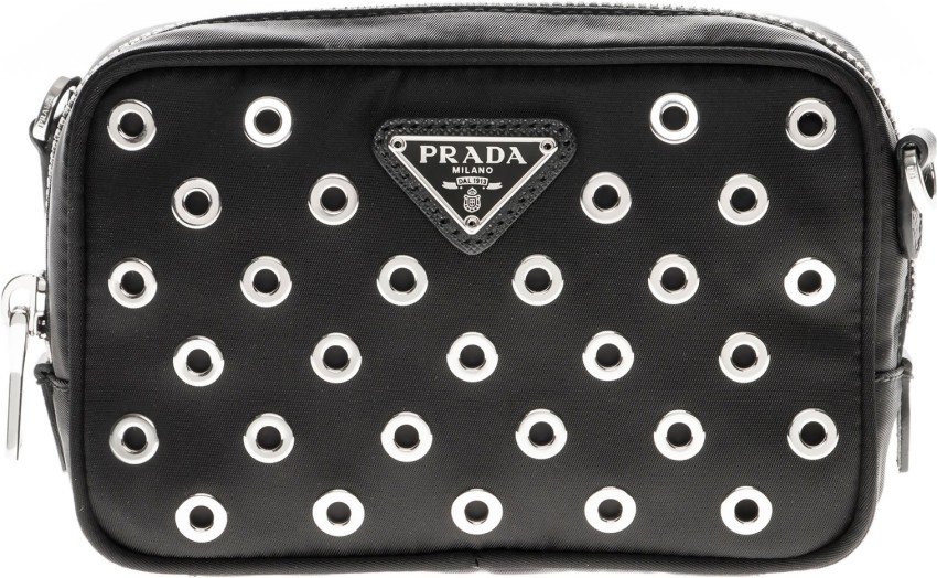 Prada Sling Leather Cross-body Bag in Black for Men | Lyst