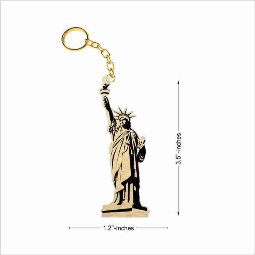Statue of shop liberty keychain