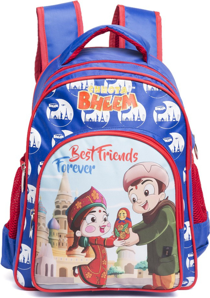 Flipkart CHHOTA BHEEM School Bag Best Friends Forever 12 Waterproof School Bag School Bag