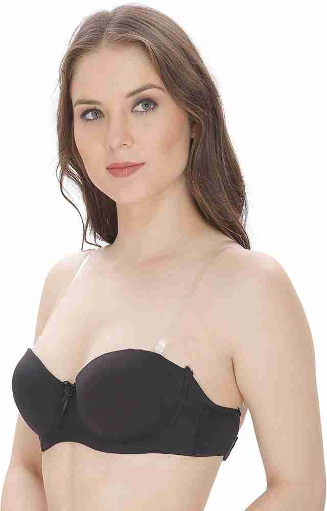 ChiYa by Strapless, Detachable Back Transparent Straps Padded With