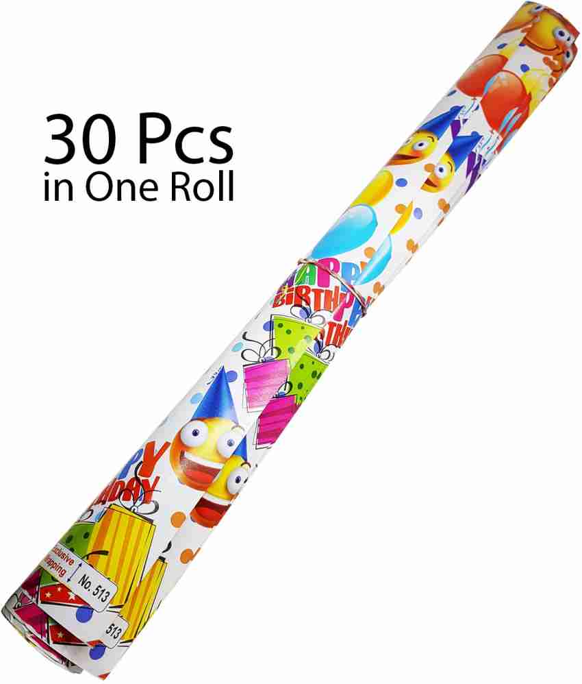 3A Featuretail 25pc Mixed Floral Print Gift Wrapping Paper With 1 Adhesive  Tape  Gifts Wrap Sheets, Premium Sheet for Birthday Gift Pack printed Paper  Gift Wrapper Price in India - Buy