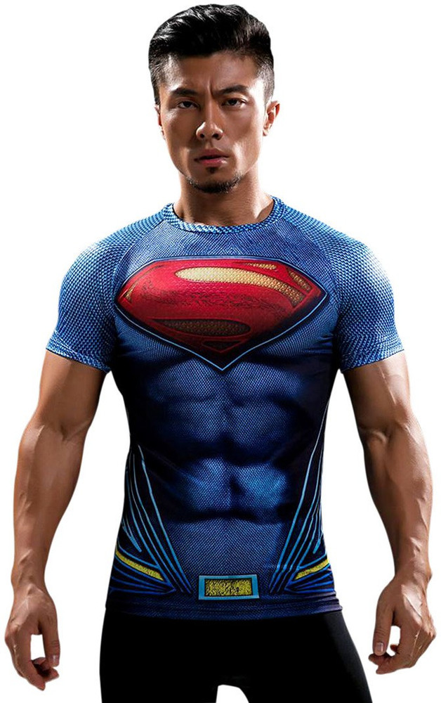 superman tight t shirt