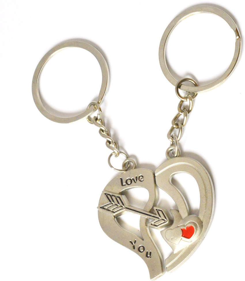 Magnetic heart keychain on sale