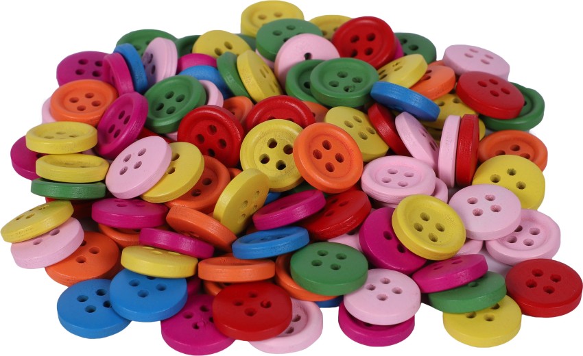 About 1000 Small Resin Buttons, Sewing DIY Craft Buttons, Hand-Painted  Decorative Buttons Multicolor Series
