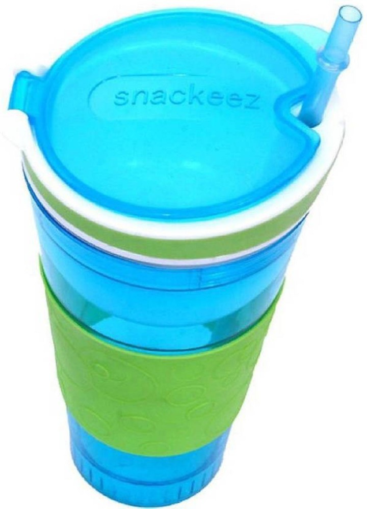 2-in-1 Water Bottle with Snack Compartment