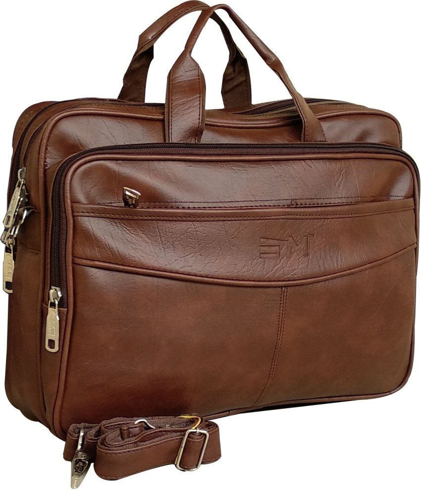 Leather laptop bags on sale flipkart