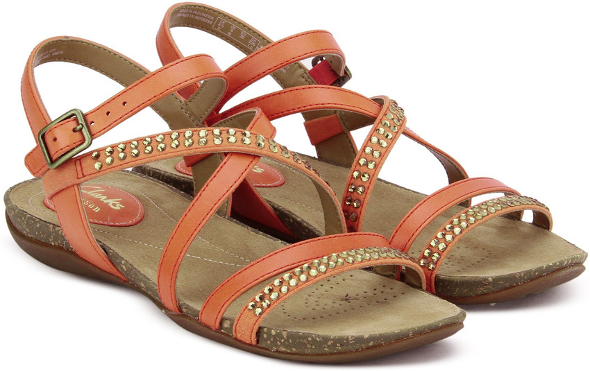 CLARKS Autumn Peace Orange Leather Women Flats Buy Orange Color CLARKS Autumn Peace Orange Leather Women Flats Online at Best Price Shop Online for Footwears in India Flipkart