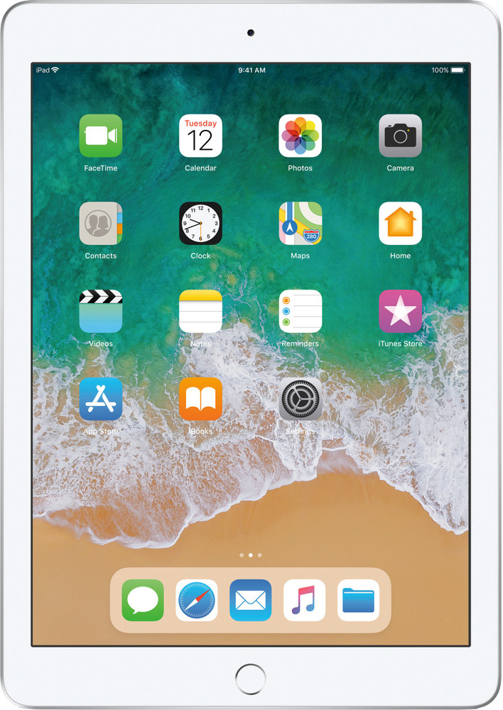 APPLE iPad (6th Gen) 128 GB ROM 9.7 inch with Wi-Fi Only (Silver