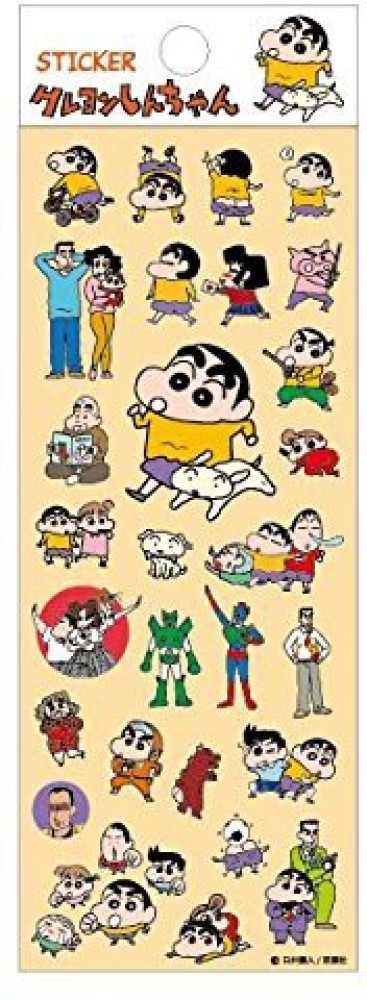 Shinchan Crayon - Seal Clear Stickers - Crayon - Seal Clear