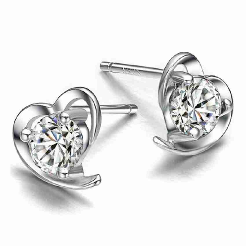 Silver shoppee earrings outlet