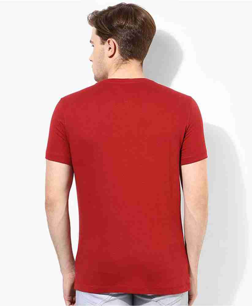 Supreme red hotsell and white shirt