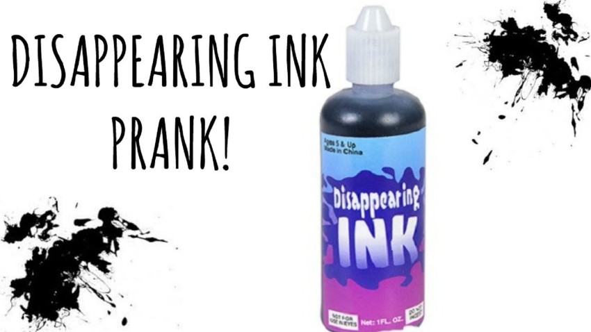 Disappearing Ink  The One Stop Fun Shop