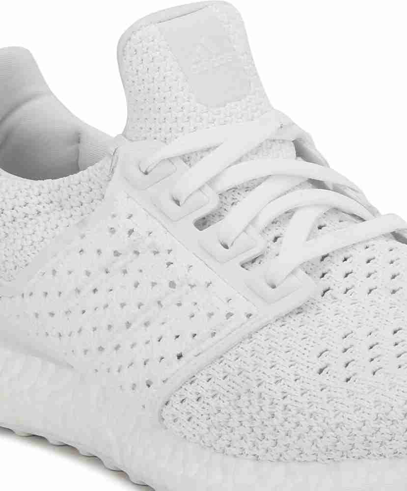 Ultra boost clima men's running shoes  clearance white