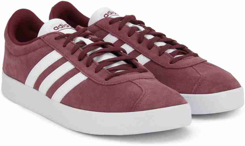 Adidas vl outlet court maroon